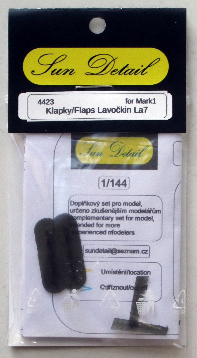 Sun Details SD-R4423 1:144 Lavochkin La-7 flaps