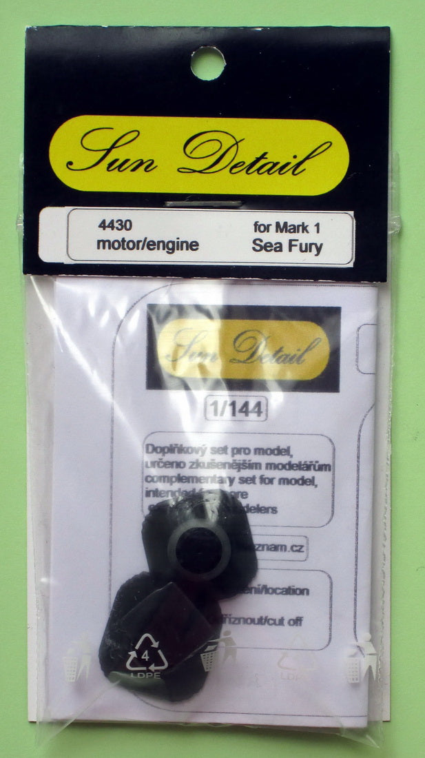 Sun Details SD-R4430 1:144 Hawker Sea Fury engine & cowling