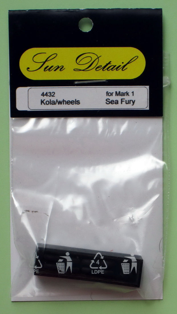 Sun Details SD-R4432 1:144 Hawker Sea Fury wheels
