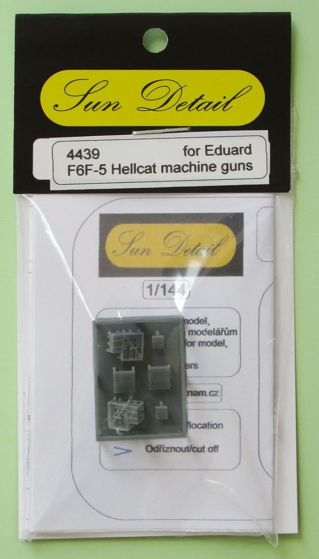 Sun Details SD-R4439 1:144 Grumman Hellcat open wing gun bays w