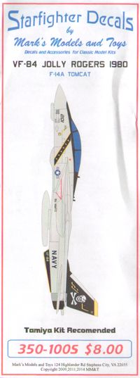 Starfighter Decals SFD350100 1:350 VF-84 1980