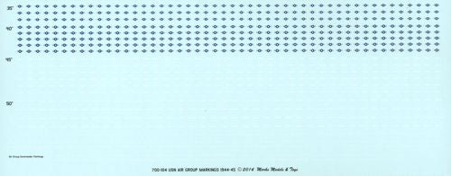 Starfighter Decals SFD700105 1:700 USS Bunker Hill Air Group 84 Early 1945