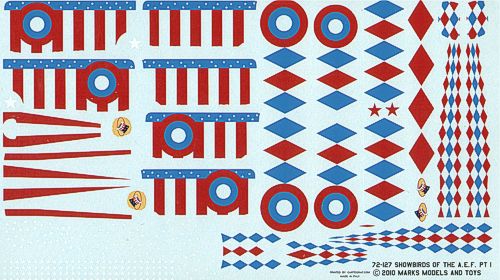 Starfighter Decals SFD72127 1:72 AEF Showbirds Part 1