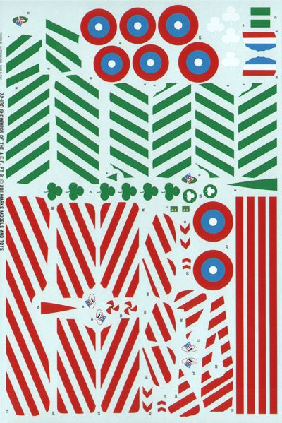 Starfighter Decals SFD72130 1:72 Spad 13.C.1 AEF Showbirds