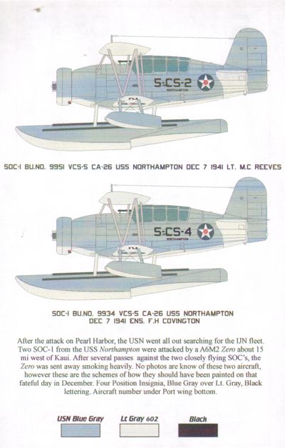Starfighter Decals SFD72144 1:72 SOC Seagulls at War
