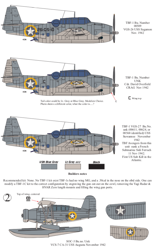 Starfighter Decals SFD72153 1:72 Operation Torch 1942