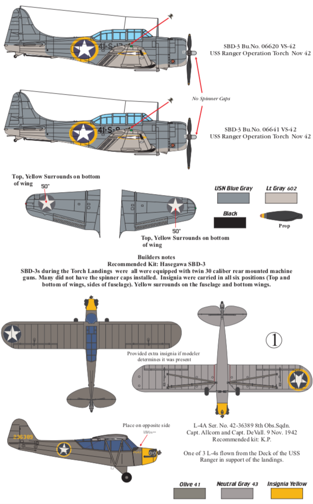 Starfighter Decals SFD72153 1:72 Operation Torch 1942