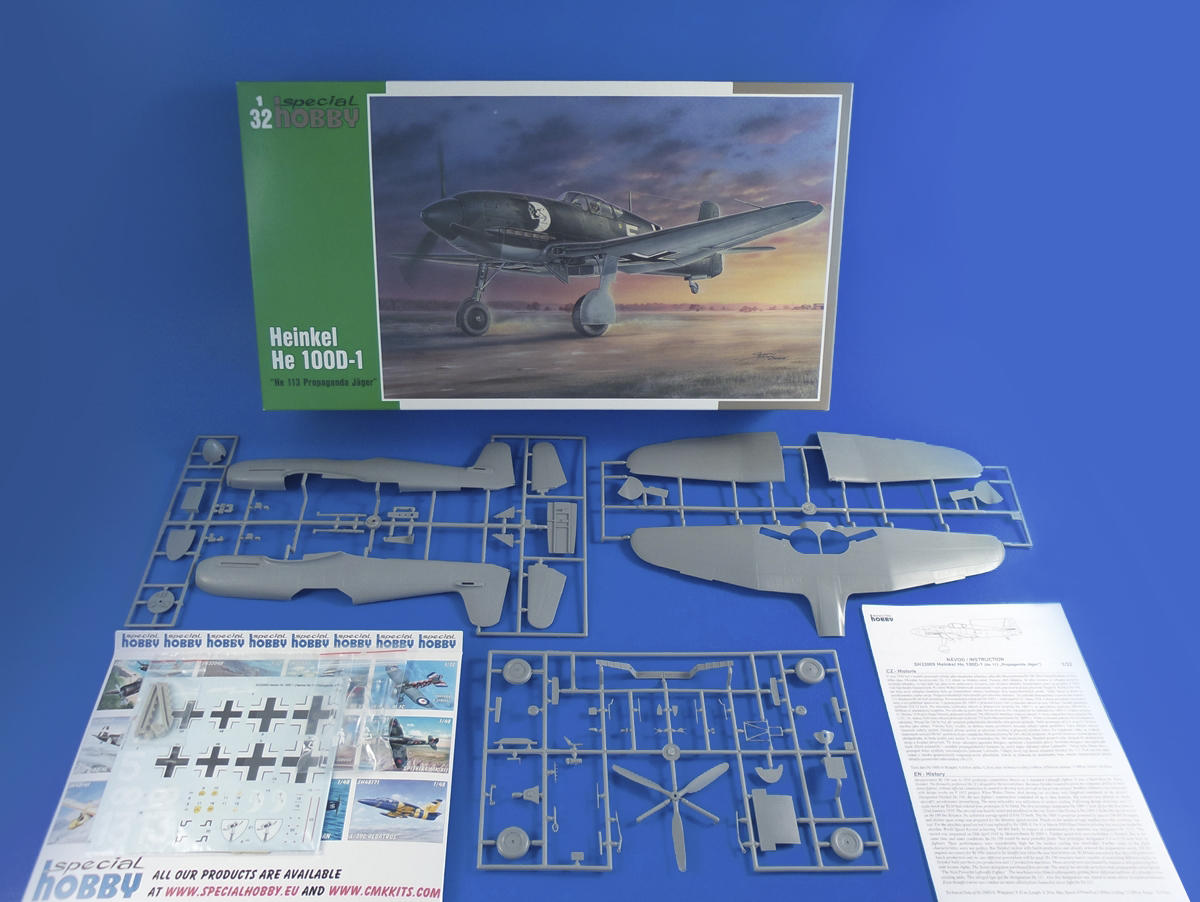 Special Hobby SH32009 1:32 Heinkel He-100D-1 Propaganda Jager