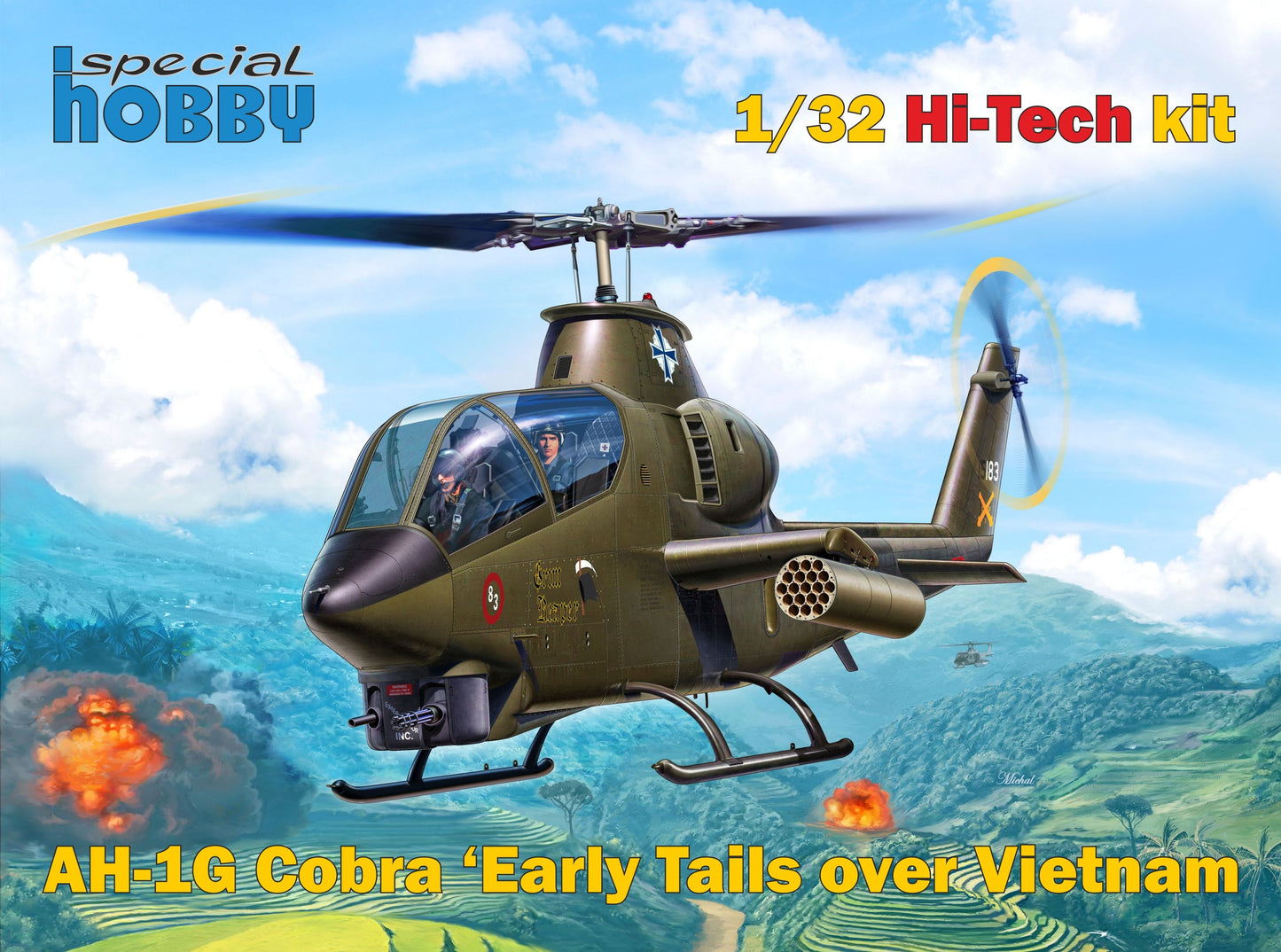 Special Hobby SH32082 1:32 Bell AH-1G Cobra 'Early Tails over Vietnam Hi-Tech
