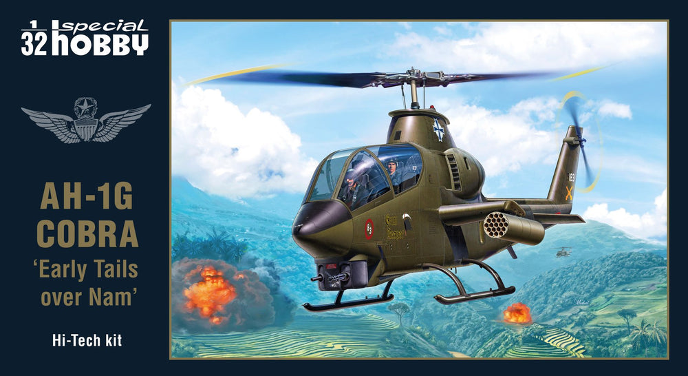 Special Hobby SH32082 1:32 Bell AH-1G Cobra 'Early Tails over Vietnam Hi-Tech