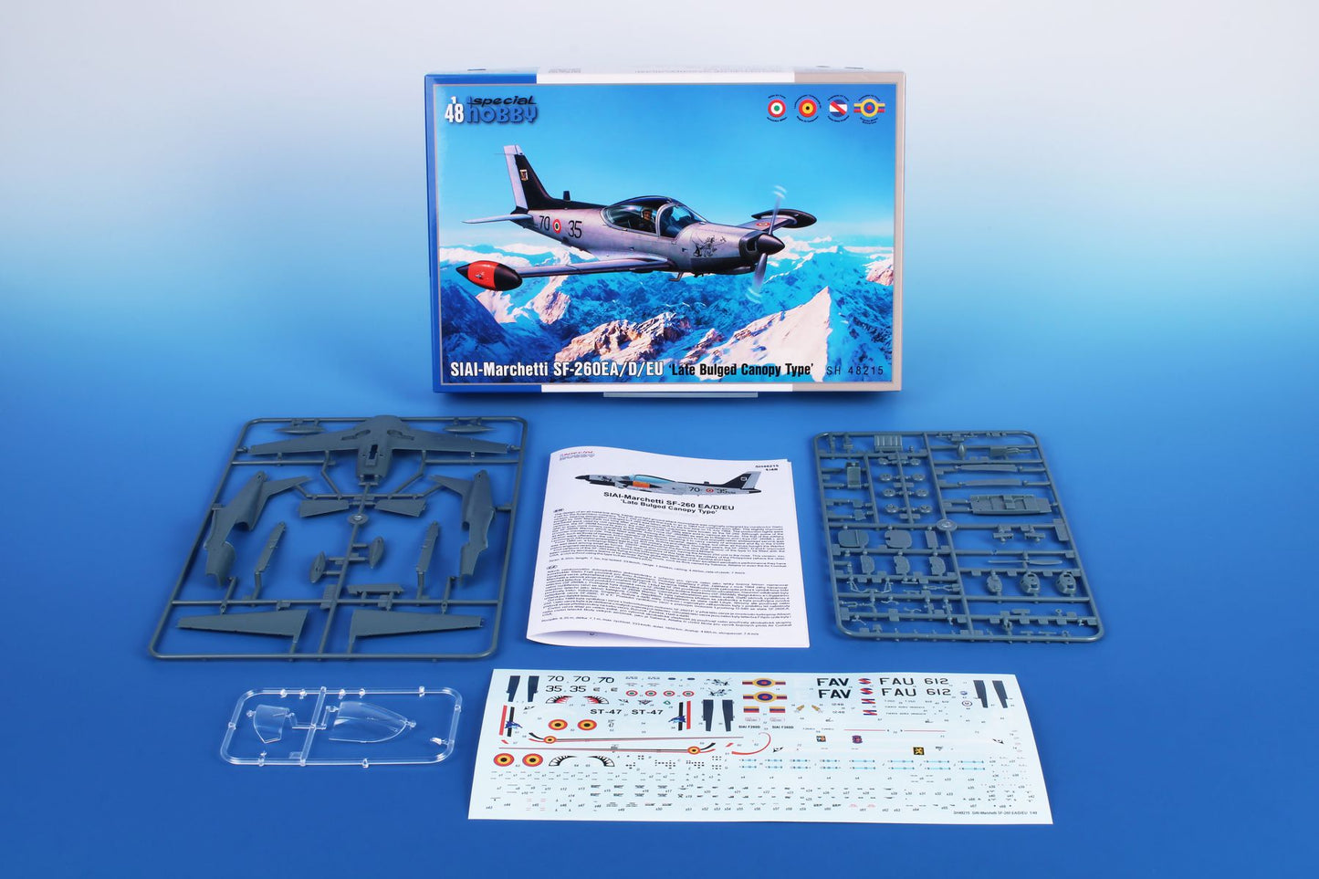 Special Hobby SH48215 1:48 SIAI SF-260 Late Bulged Canopy