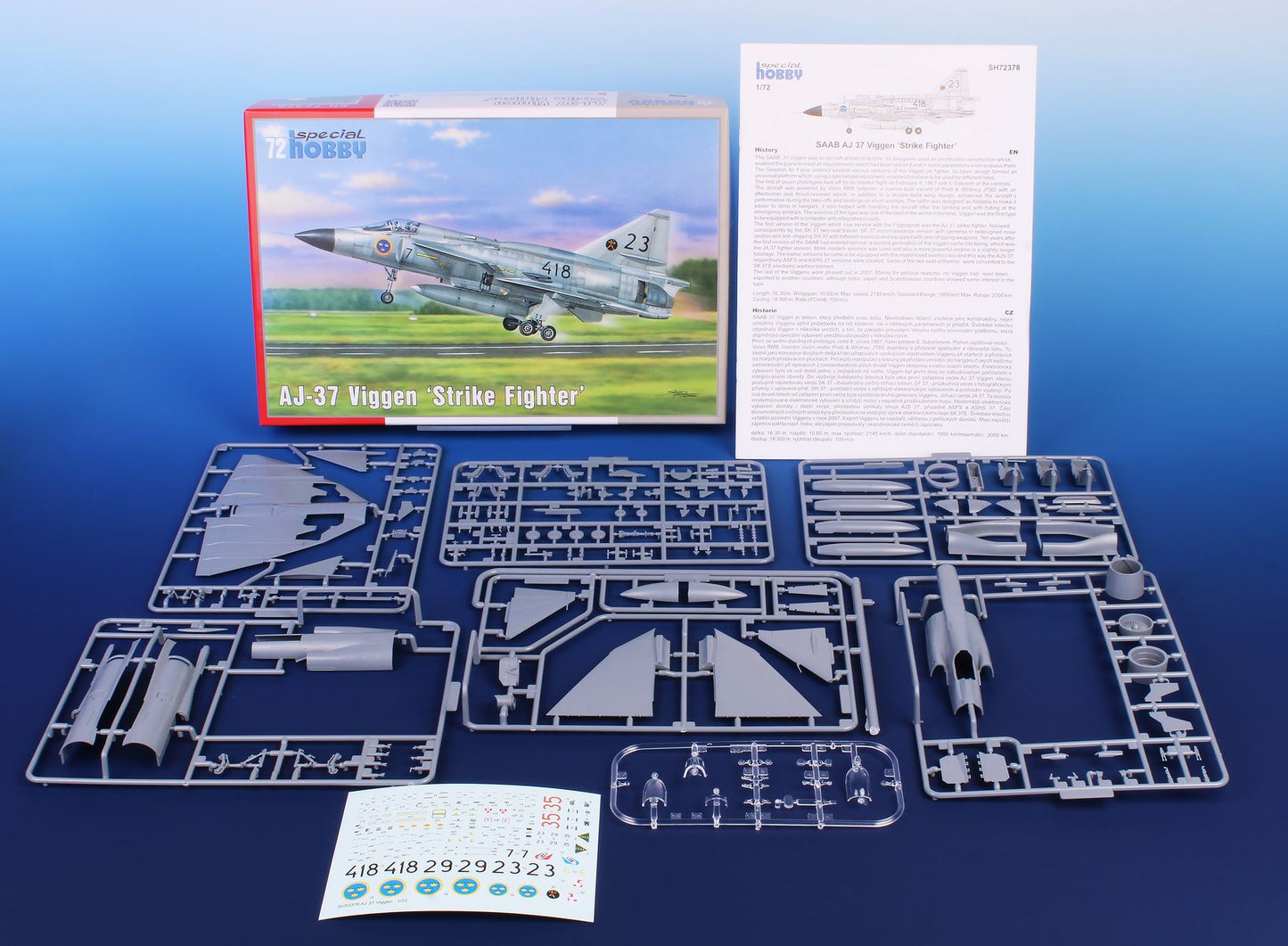 Special Hobby SH72378 Saab AJ-37 Viggen Strike 1:72