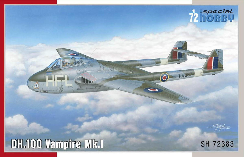 Special Hobby SH72383 1:72 de Havilland Vampire Mk.1 'RAF, RAAF & Armee de l'Air