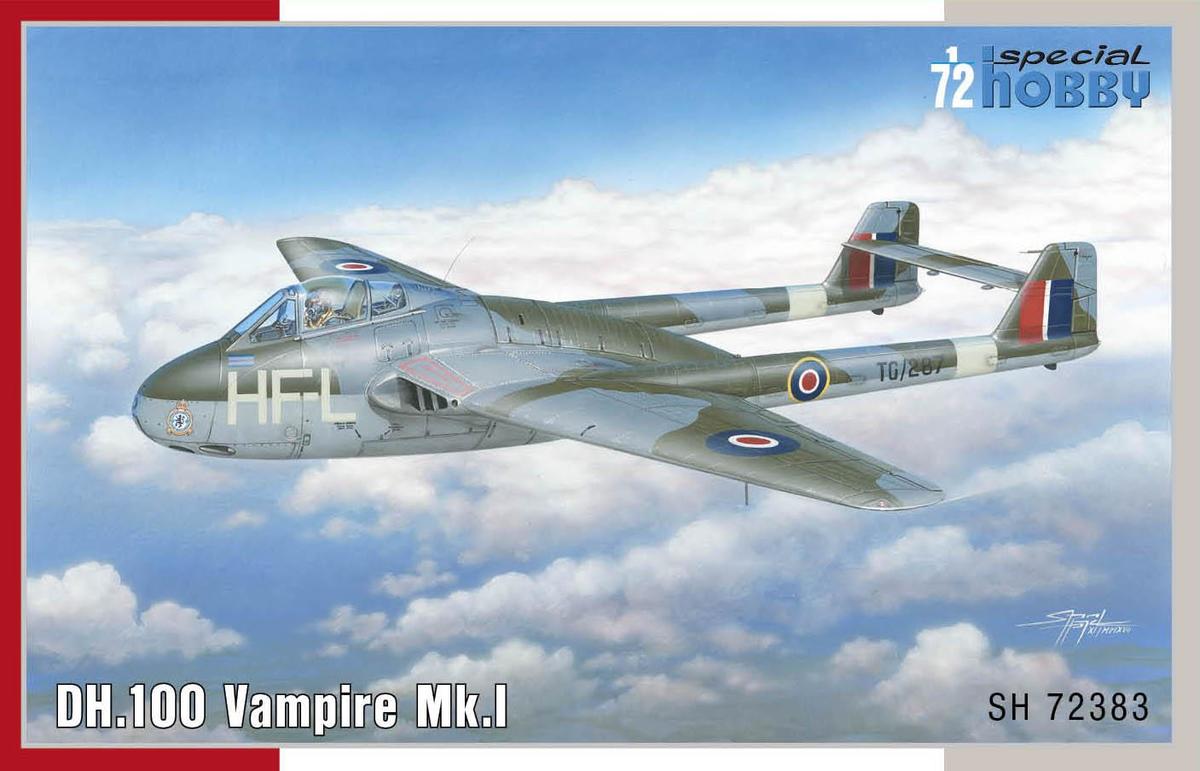 Special Hobby SH72383 1:72 de Havilland Vampire Mk.1 'RAF, RAAF & Armee de l'Air