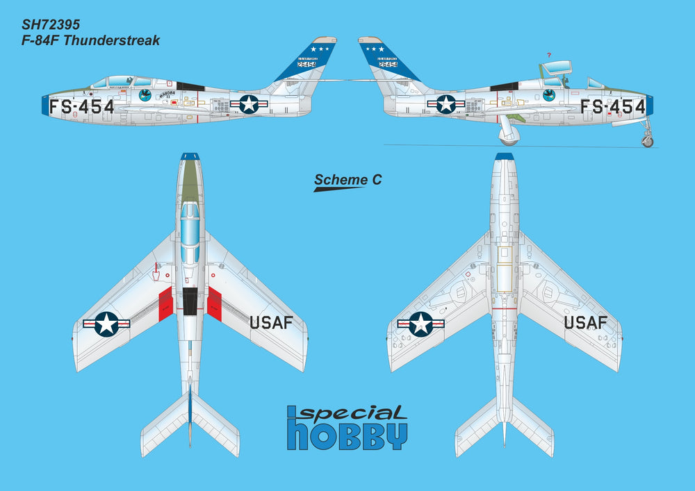 Special Hobby SH72395 Republic F-84F Thunderstreak 1:72