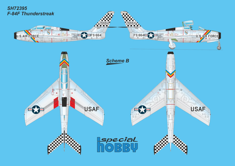Special Hobby SH72395 Republic F-84F Thunderstreak 1:72