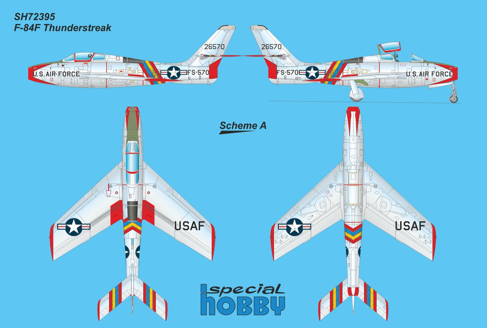 Special Hobby SH72395 Republic F-84F Thunderstreak 1:72