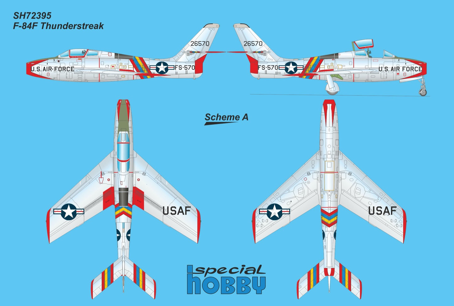 Special Hobby SH72395 Republic F-84F Thunderstreak 1:72