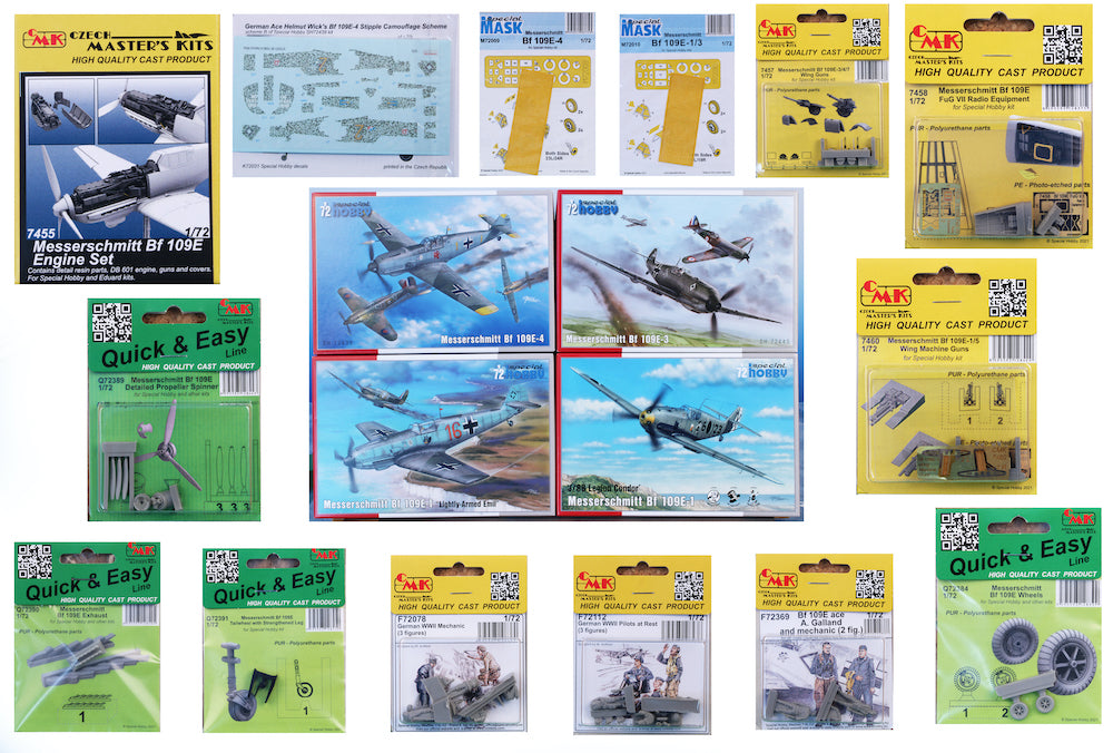 Special Hobby SH72443 Messerschmitt Bf-109E-3 1:72