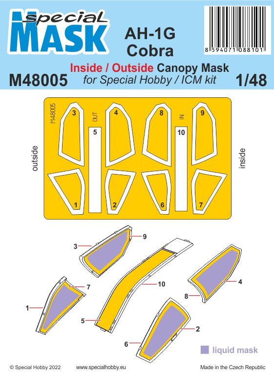 Special Hobby SHM48005 1:48 Bell AH-1G Cobra