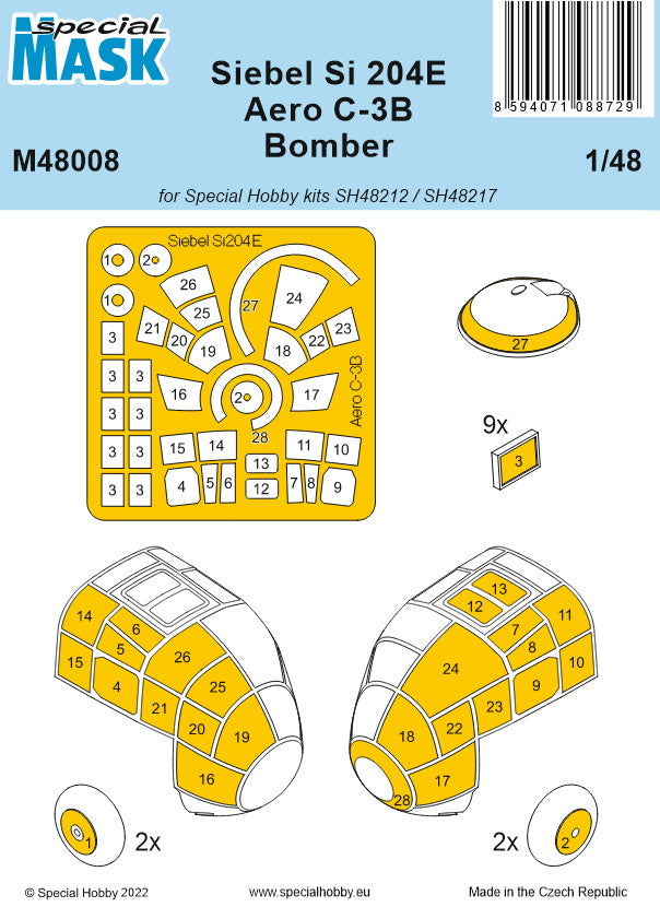 Special Hobby SHM48008 1:48 Aero C-3B