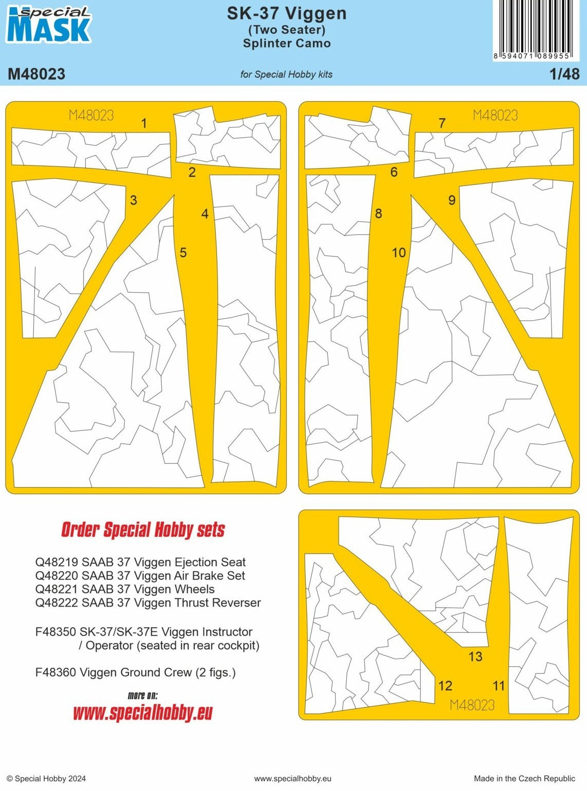 Special Hobby SHM48023 1:48 Saab SK-37 Viggen