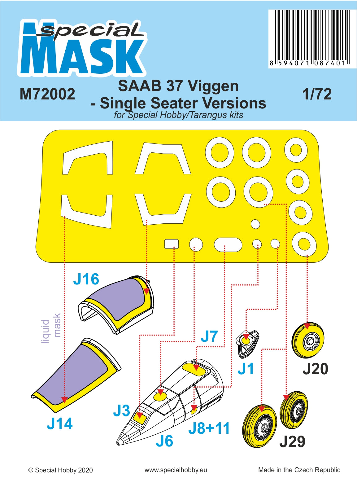Special Hobby SHM72002 1:72 Saab JA-37 'Viggen'