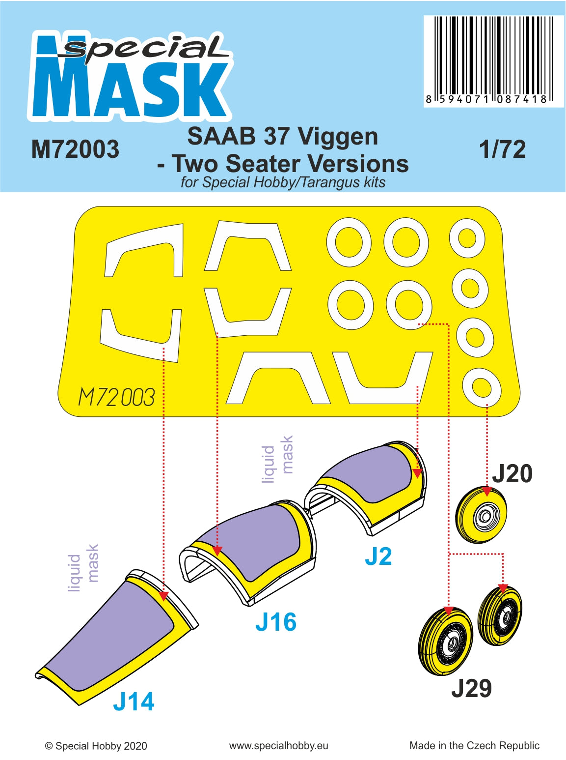 Special Hobby SHM72003 1:72 Saab JA-37 'Viggen'