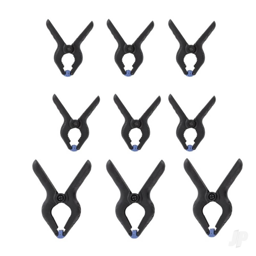 Modelcraft Nylon Grip Clamps - 3x75mm, 6x50mm SHSPCL3000