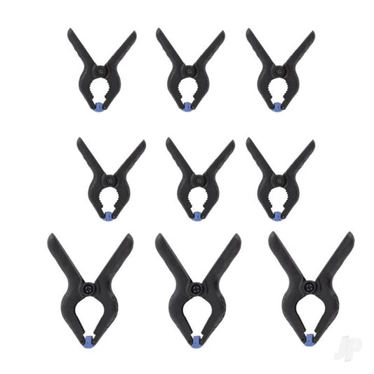Modelcraft Nylon Grip Clamps - 3x75mm, 6x50mm SHSPCL3000