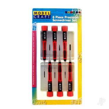 Modelcraft PSD1600 6pc Slotted Screw Driver Set SHSPSD1600