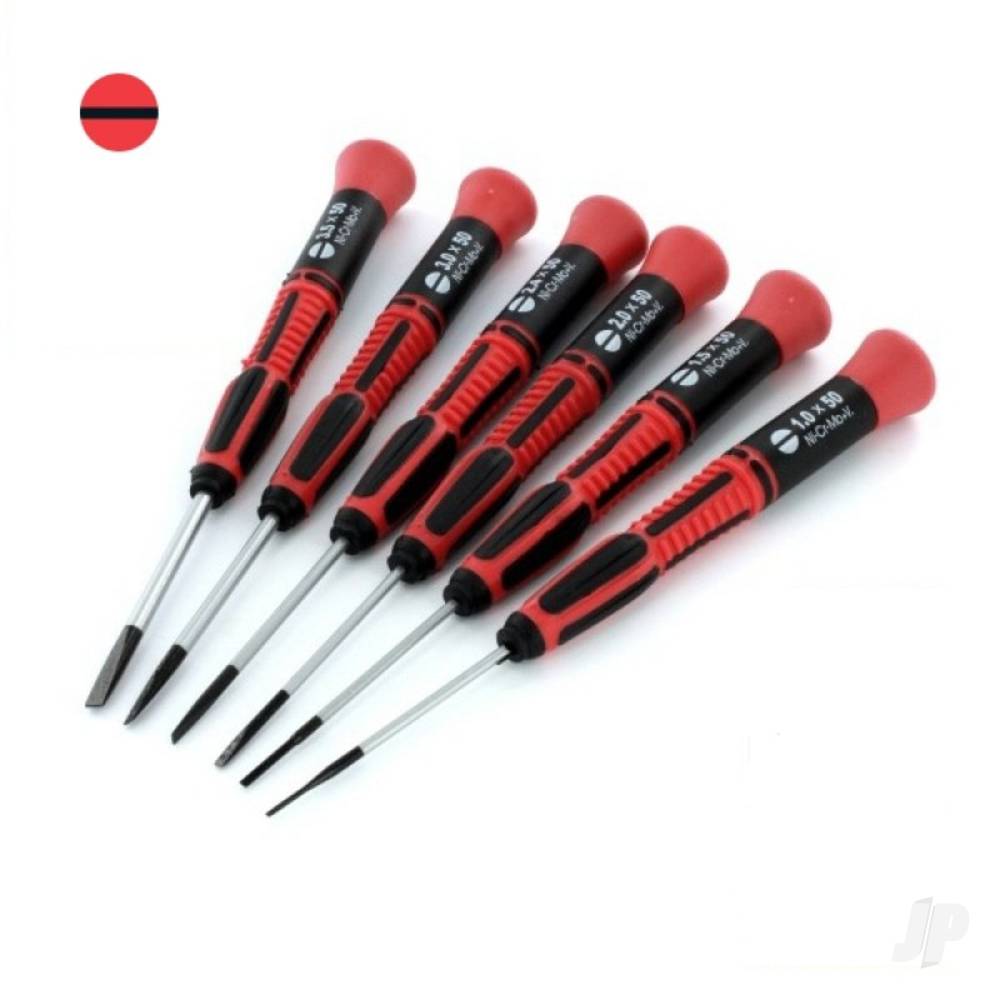 Modelcraft PSD1600 6pc Slotted Screw Driver Set SHSPSD1600