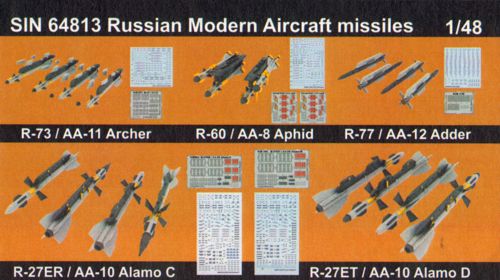 Eduard Brassin SIN64813 1:48 Soviet MODERN AIRCRAFT MISSILES