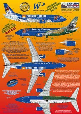 Skyline SKY14041 Boeing 737-300 WP Spirit of Durango 1:144
