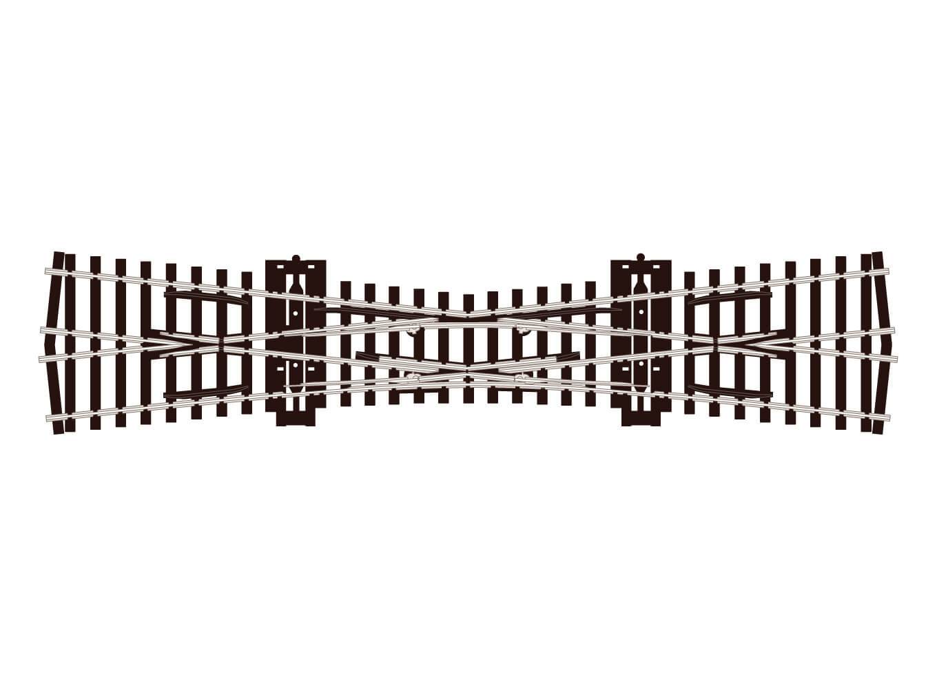 PECO SL-180 Crossing, Single Slip HO/OO Gauge