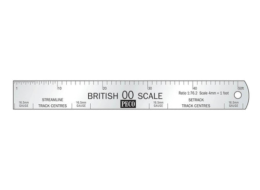 PECO SL-20 OO/HO Scale Rule HO/OO Gauge