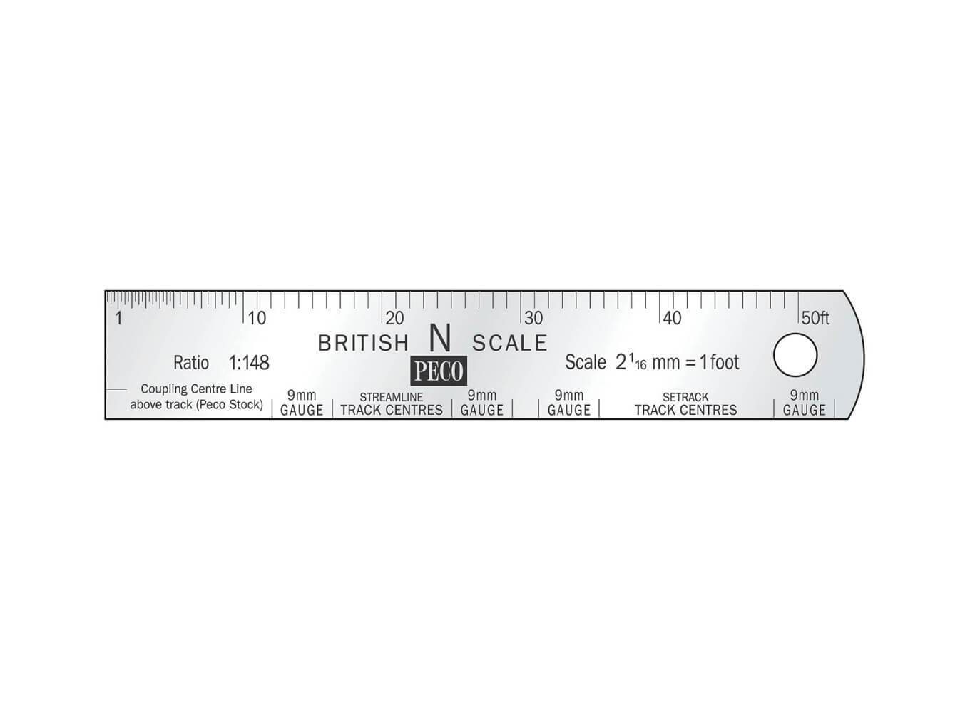 PECO SL-320 N Scale Rule N Gauge