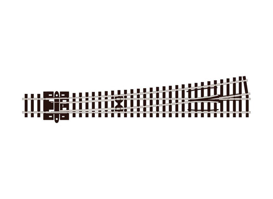 PECO SL-389 Turnout, Large Radius, Left Hand N Gauge