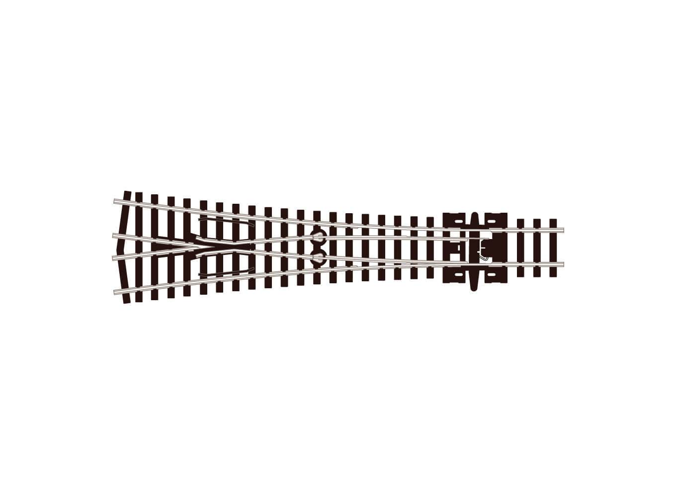 PECO SL-397 Y Turnout, Medium Radius, Right Hand N Gauge