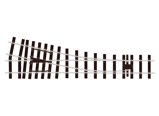 PECO SL-995 Turnout, Medium Radius, Right Hand G Gauge