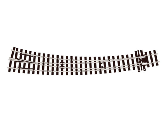 PECO SL-E1486 Curved Turnout, Large Radius, Right Hand HOm Gauge