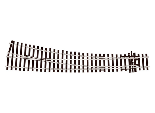PECO SL-E186 Curved Turnout, Large Radius, Right Hand HO/OO Gauge