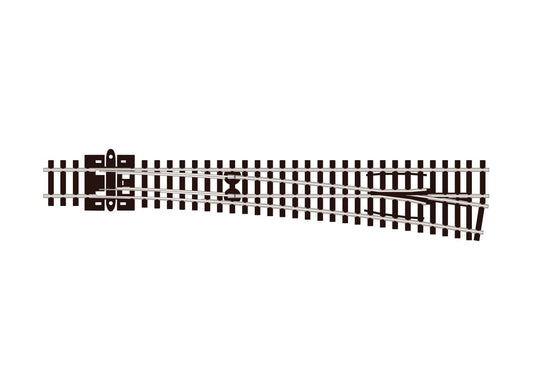PECO SL-E388 Turnout, Large Radius, Right Hand N Gauge