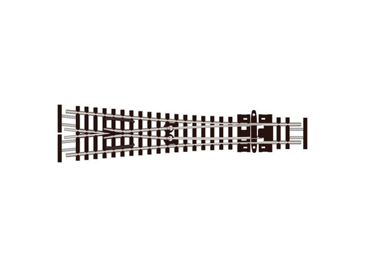 PECO SL-E397F Y Turnout, Medium Radius N Gauge