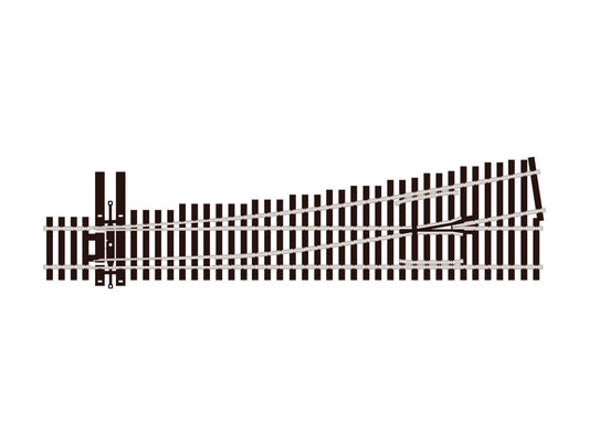PECO SL-U7062 Code 70, No.6 Turnout Left Hand, Uniofrog HO/OO Gauge