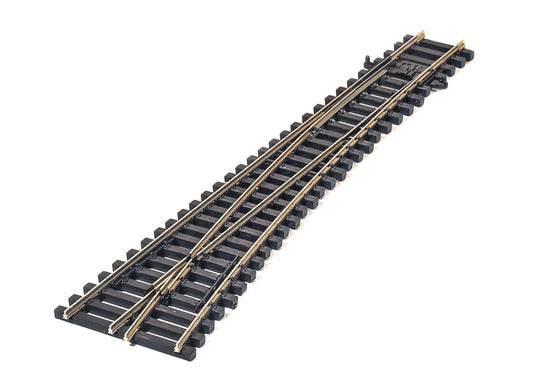 PECO SL-U1296 TT:120 C55 Turnout, Medium Radius, Left Hand, Unifrog T Gauge