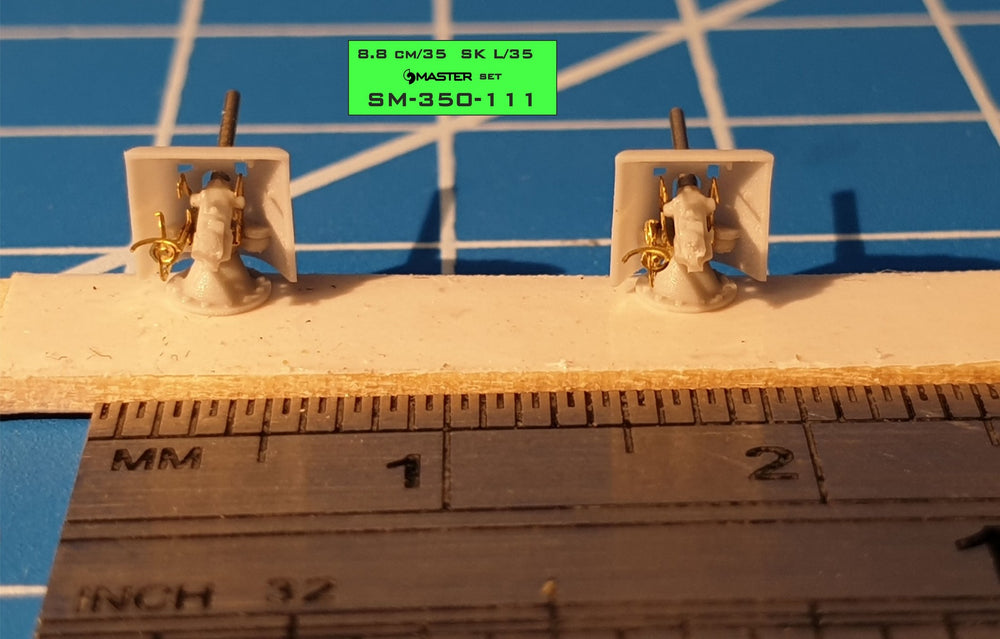 Master SM350-111 1:350 German gun 8,8cm/35