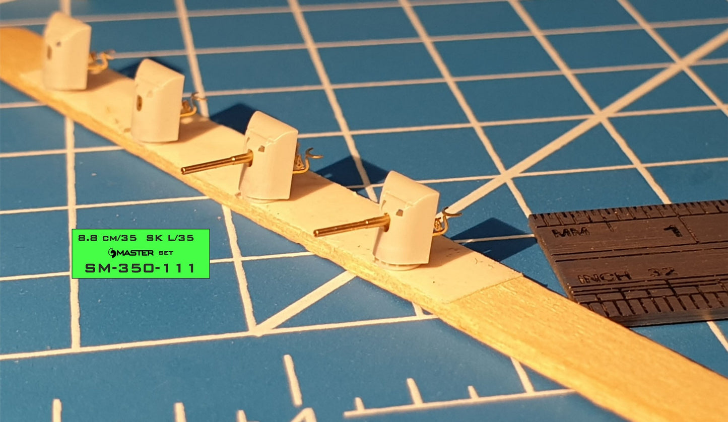 Master SM350-111 1:350 German gun 8,8cm/35