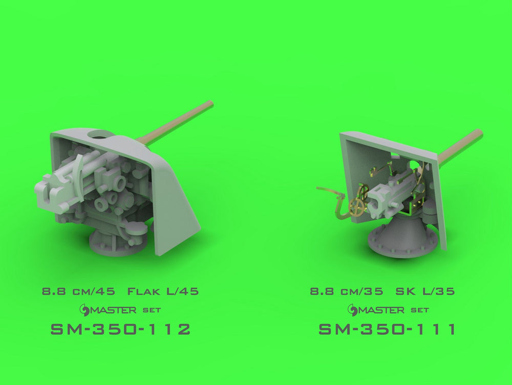 Master SM350-111 1:350 German gun 8,8cm/35