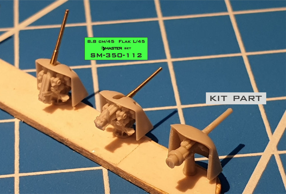 Master SM350-112 1:350 German gun 8,8cm/45